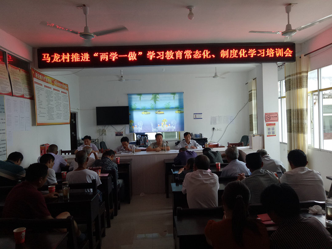 “两学一做”培训会
