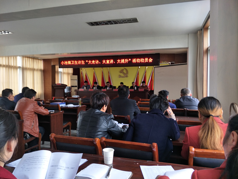 小池镇卫生计生“大走访、大宣
