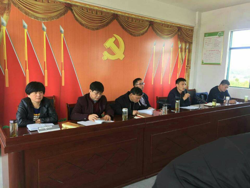 转桥村召开2017年度党员春训班
