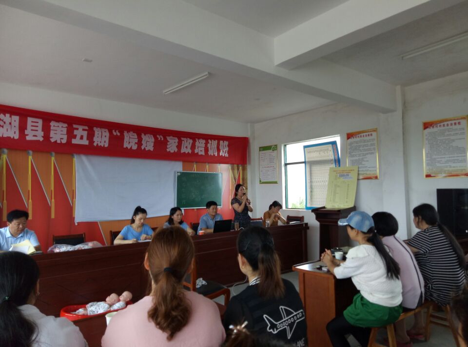 县劳动局在转桥村开展太湖县第